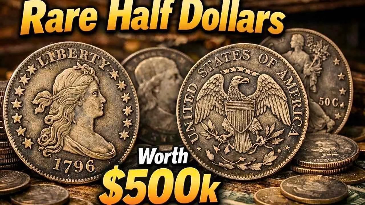5 Ultra-Rare U.S. Half Dollars That Could Be Worth $500,000 Today