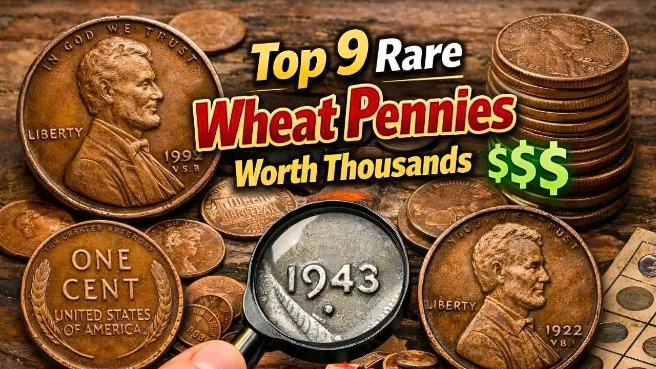 Top 9 Rare Lincoln Wheat Pennies Worth Thousands: Collector’s 2026 Value Guide